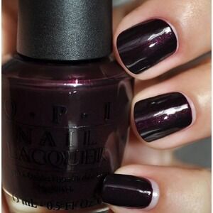 OPI Nail Lacquer Nail Polish Black Cherry‎ Chutney -0.5 oz